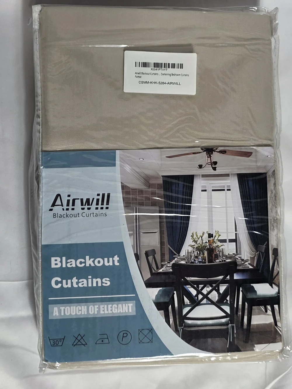 Airwill Grommet Blackout Curtains, Thermal Insulated - 52